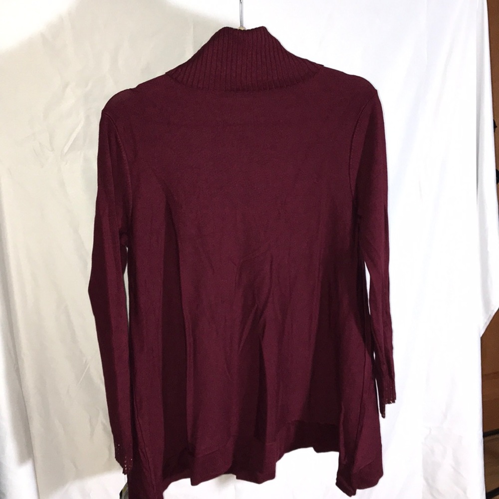 SALE Bundle 4/$20 - Only 1 Left, Size Medium - Alfani Burgundy Turtleneck - Picture 4 of 4